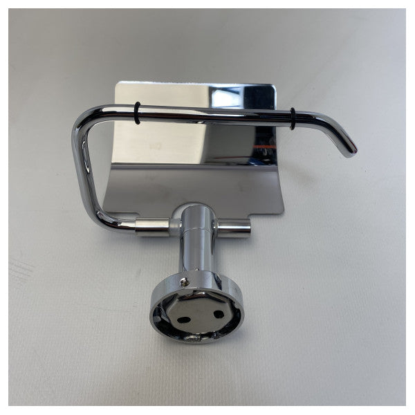 Marine Grade Chrome Toilet Paper Holder - Durable, Corrosion & Moisture Resistant Bathroom Dispenser for Boats and Ships