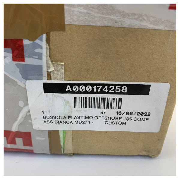 Plastimo Offshore 105 Marinekompas Hvid Navigationsudstyr MD271 