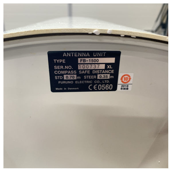 Unidade de Antena de Comunicação por Satélite Furuno FELCOM500 FleetBroadband FB-1500-C 
