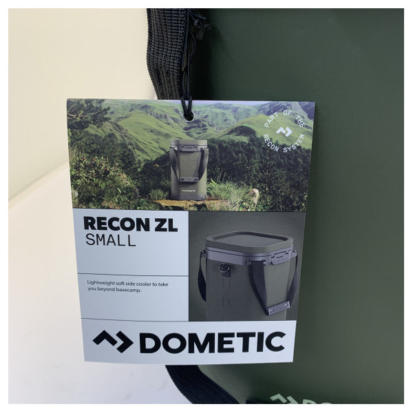 Dometic حقيبة تبريد Recon بدون سحاب صغيرة 10 لترات، أخضر الأشنات، بواجهة ناعمة للاستخدام الخارجي 