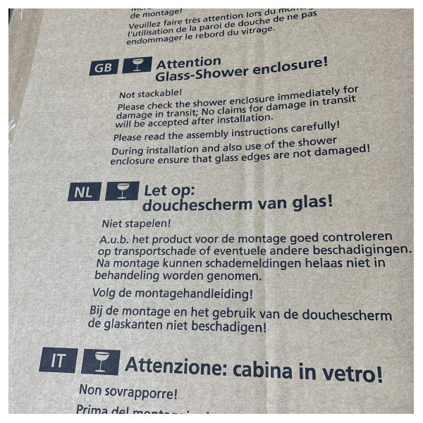 Kermi Ibiza 2000 vikbar duschdörr I2FTD60190 kompakt design 