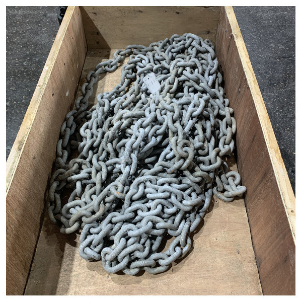 Sanguineti 12mm x 30m Galvanized Anchor Chain DIN766 Calibrated Yacht Hardware