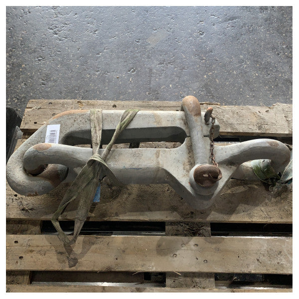 Sanguineti 125 KG High Hold Stocklos Yacht-Anker aus verzinktem Stahl 