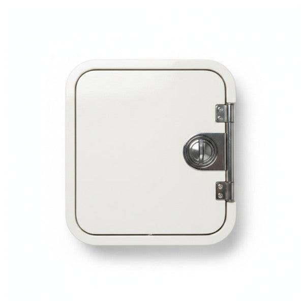 Ferretti White Coated Stainless Steel Marine Access Hatch - 123 x 103 cm