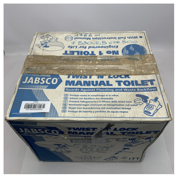 Jabsco 29090-3000 twist and lock manuel pumpe marine toilet