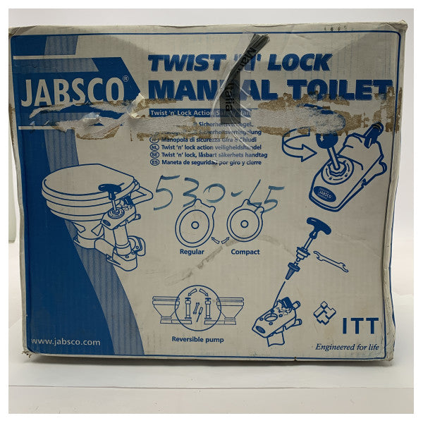 Jabsco 29090-3000 twist and lock manuel pumpe marine toilet