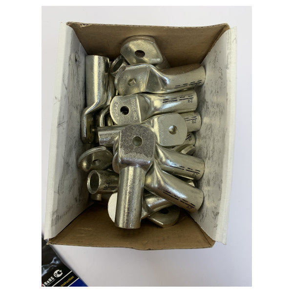 25 stk. Safak 120 mm² M8 kraftig kabelsko DIN 46235 kobber-crimpterminal 