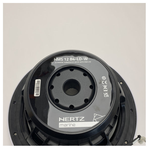 Hertz HMS 12 Subwoofer Marinho de 12 polegadas 1000W à Prova d'Água Alto-Falante de Bass Profundo para Barcos 