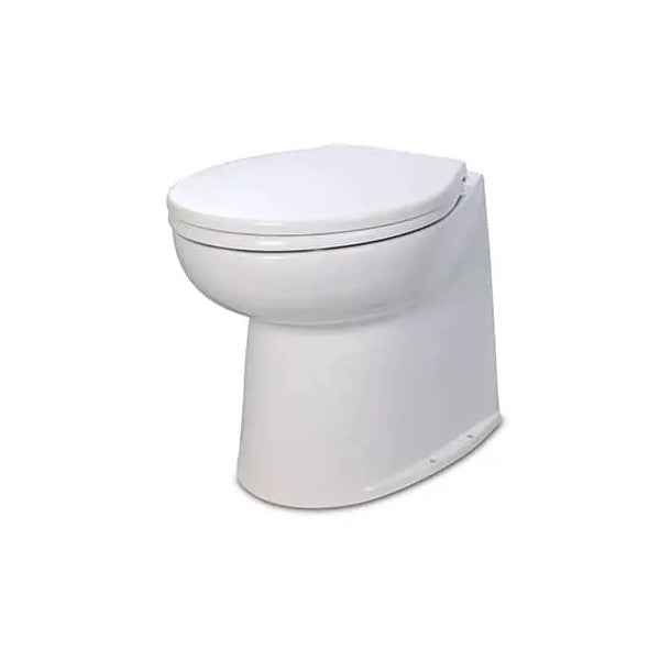 Jabsco Deluxe Flush DF14 24V Elektrische Marine-Toilette mit Softclose-Sitz und Pumpe - 58280-3024 