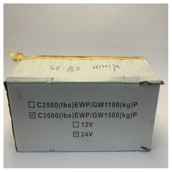 Ninja C3500EWP Marine Electric Winch Kit għall-Yachts 