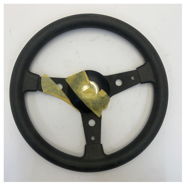 3-Spoke Boat Steering Wheel Black D330mm S330 