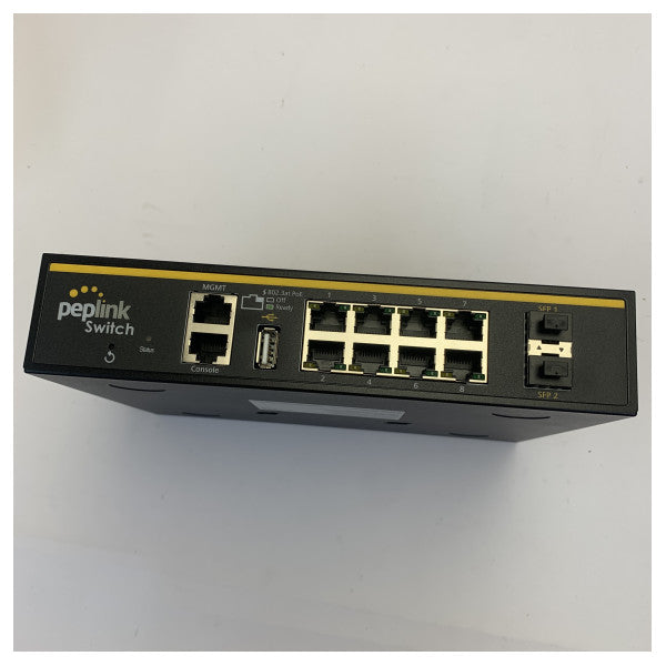Pepwave Peplink Rugged Switch di rete a 8 porte da 240W - PSW-8-240W-RUG 
