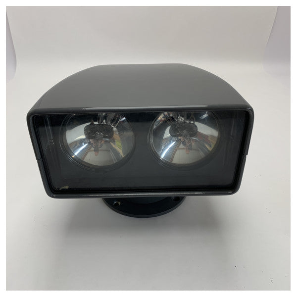 جهاز البحث البحري Jabsco SL255 بجهد 24 فولت مع تحكم عن بُعد، مطلي باللون الأسود 