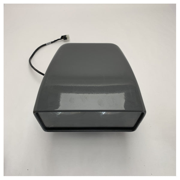 جهاز البحث البحري Jabsco SL255 بجهد 24 فولت مع تحكم عن بُعد، مطلي باللون الأسود 