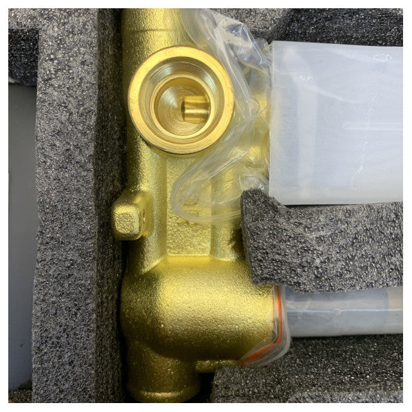 Meir MW02 Square Brass Bronze Double Shower Mixer - Sett Mhux Imlesta 
