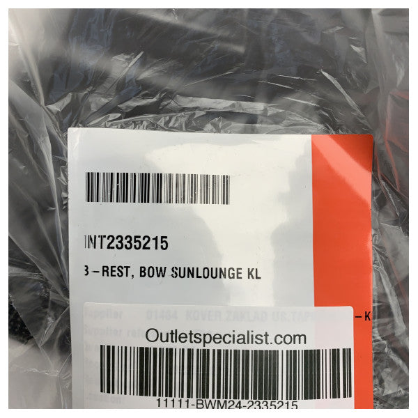 Uttern T59 Sonnenliege Bug Rückenlehne Kissen Anthrazit - 2335215 