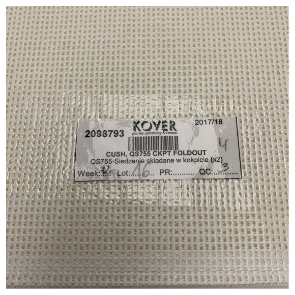 Quicksilver Activ 755 Cockpitbord Fällbar Kudde Grå - 2098793 