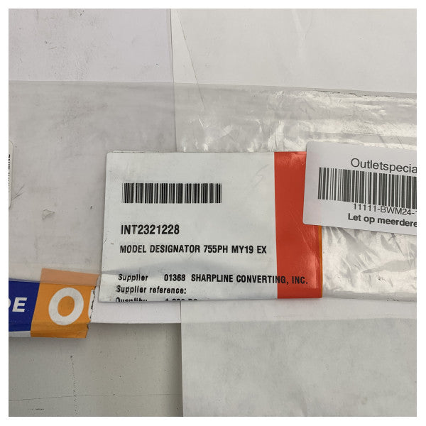 Logotipo Quicksilver 755 Pilothouse - Adhesivo - Calcomanía - 160655-01 