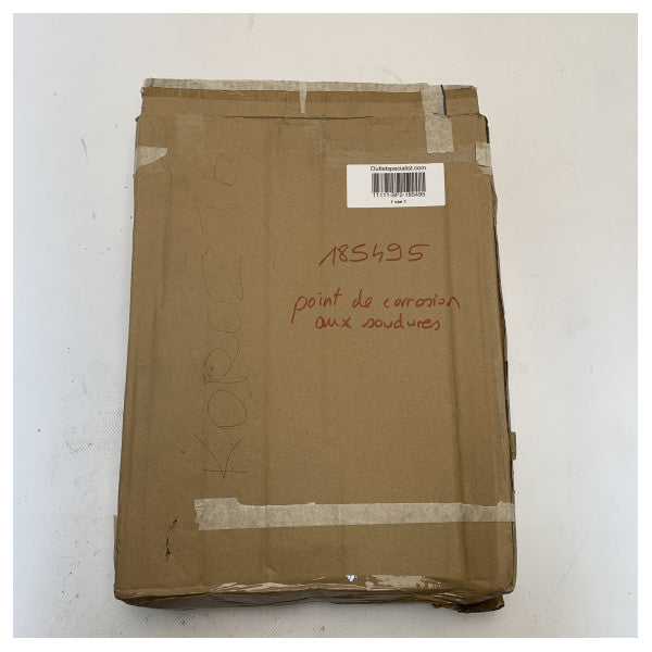 Teleskopowa drabinka do pływania ze stali nierdzewnej 4 stopnie czarna 112 cm - 185495