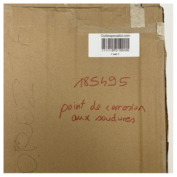 Teleskopowa drabinka do pływania ze stali nierdzewnej 4 stopnie czarna 112 cm - 185495