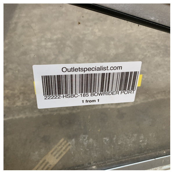 Оригинален Bayliner 185 Bowrider PORT предно стъкло преден прозорец