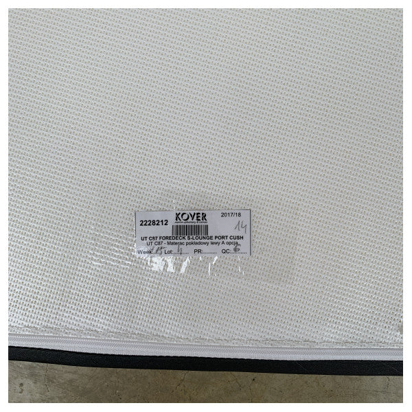 Uttern C87 Fordeck Sunlounge Portside Cushion Antracite 