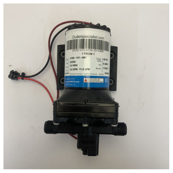Shurflo Aqua King II 4139-131-B87 Αντλία πίεσης γλυκού νερού ναυτιλιακής χρήσης 12V 