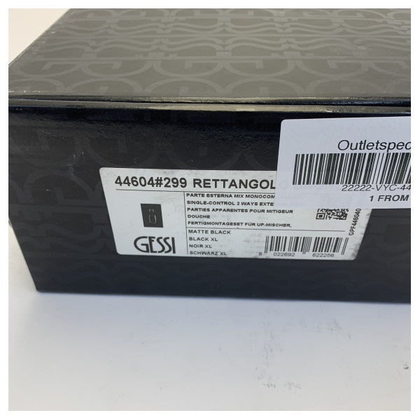 Gessi Rettangolo 44604-299 Marine Unterputz-Mischerventil-Set 