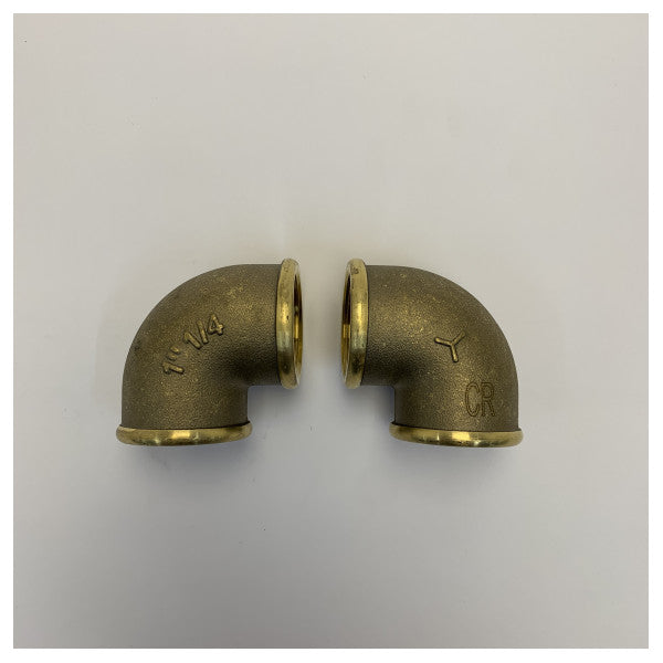 7090-G gevindet albue-rørfitting i marinekvalitets kromlegering 