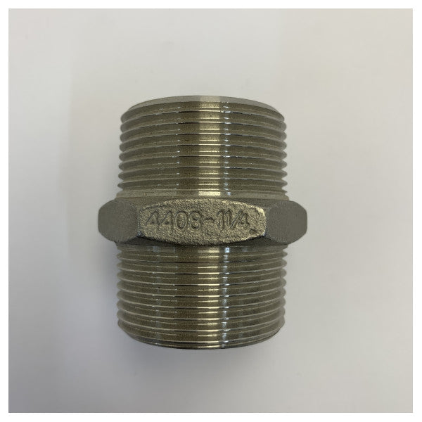 Rustfrit stål 1 1/4 tommer rørfitting 4408 PN16-6803 - marint yachtbeslag 