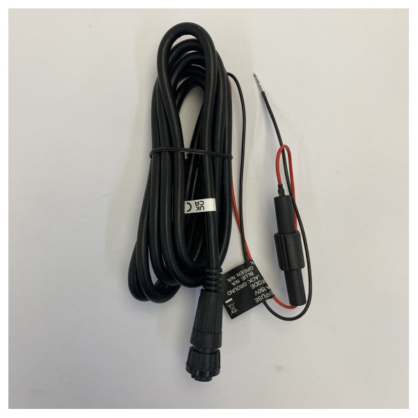 Garmin Marine Electrical Cable mit Inline-Sicherungshalter-Ersatzsicherungsbaugruppe 
