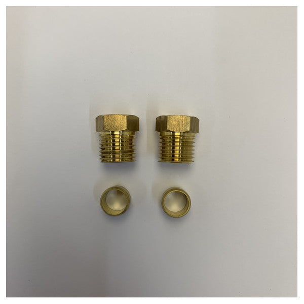 CAV TE303903 Marine Compression Fitting Set for 8mm Fuel & Hydraulic Lines