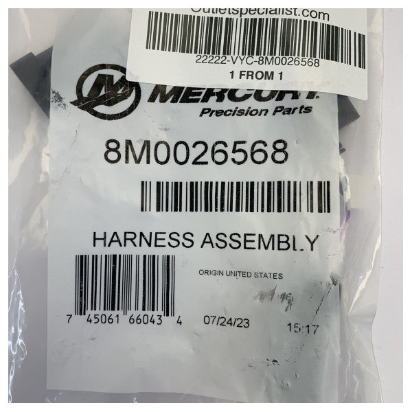 Assemblage du faisceau électrique Mercury Marine 8M0026568 