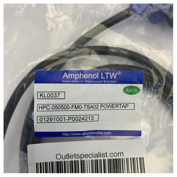 Amphenol KL0037 NMEA 2000 Power Tap Cable for Marine Electronics