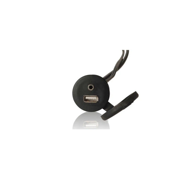 Fusion MS-CBUSB3.5 Marine USB & 3.5mm AUX Flush Mount Cable - MS-CBUSB3-5