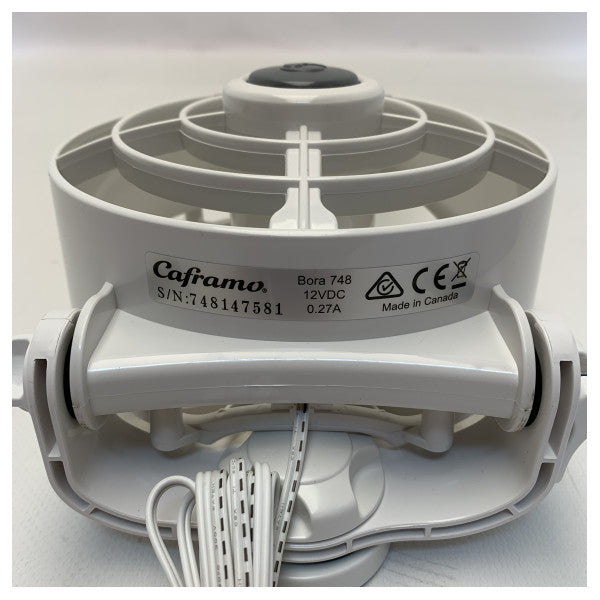 Caframo Bora 748 12V 3-speed fan white - 748OEM