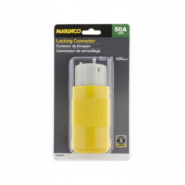 Marinco Shore Power Connector 50A - Dreipolige Landstromanschlussdose - 50A 