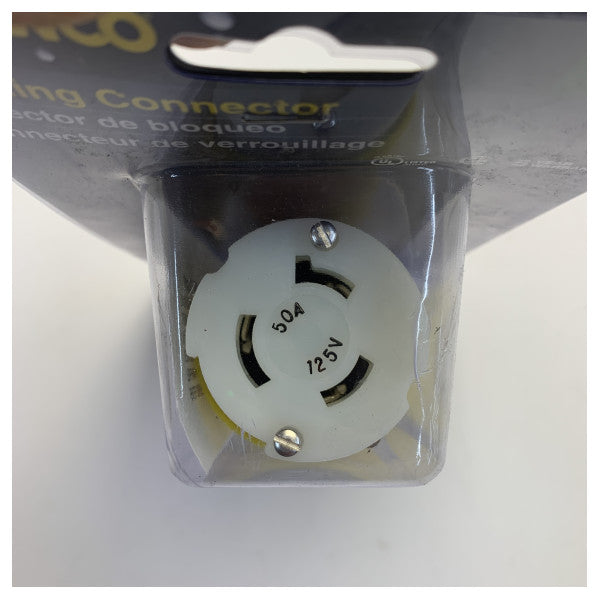 Marinco Shore Power Connector 50A - Dreipolige Landstromanschlussdose - 50A 