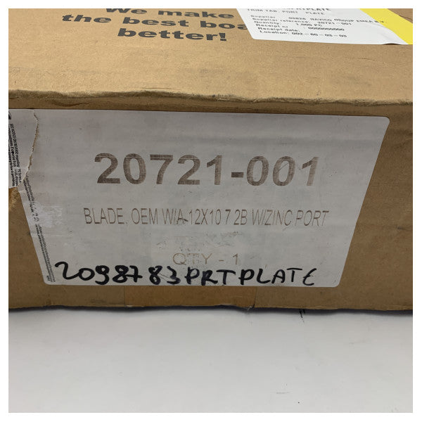 Lencoステンレス鋼ポートサイド12 x 12インチトリムタブブレード20721-001 