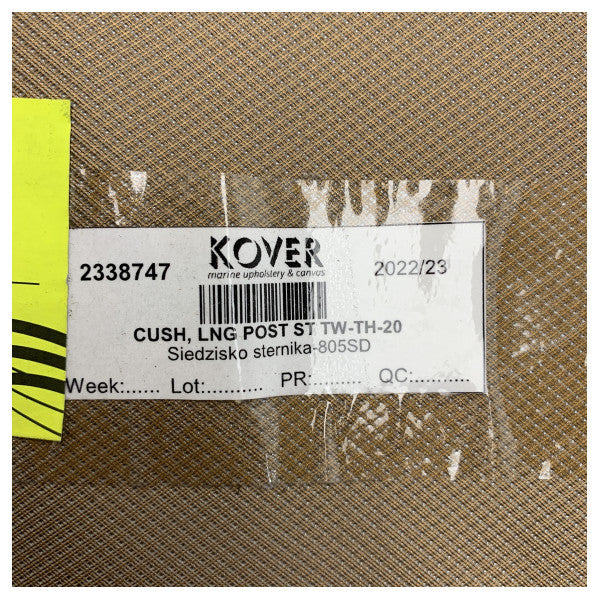 Quicksilver Activ 805 Sun Deck Leaning Post Cushion Brown - Grey - 2338747