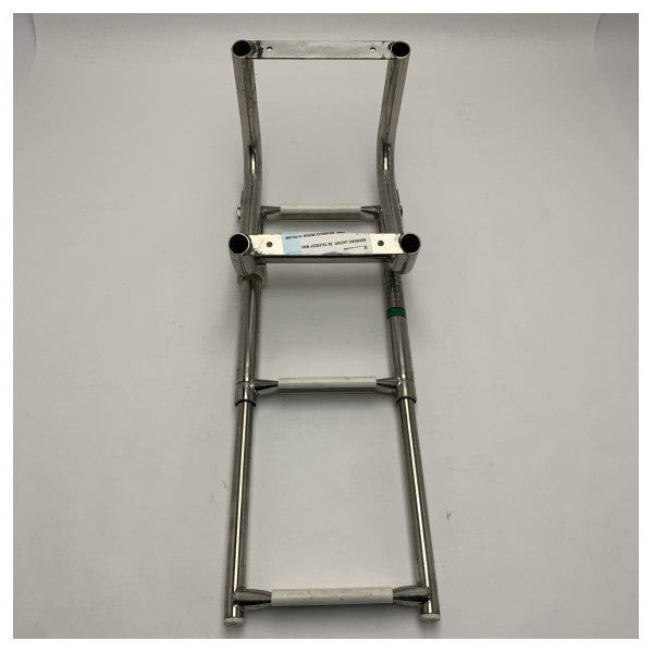 Stainless steel foldable marine 3-steps boarding ladder - 875000 