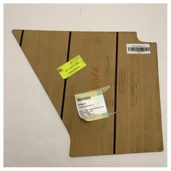 Quicksilver Activ 805 Sun Deck Port Side Transom Flexiteak Teak Kit - AMP305-1021