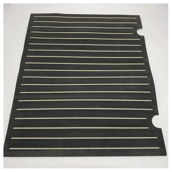 مجموعة غطاء خشب الساج الأسود لفتحة السقف المركزية لزورق كويك سيلفر 675 بيلوت هاوس إكسبلورر - 2307074 