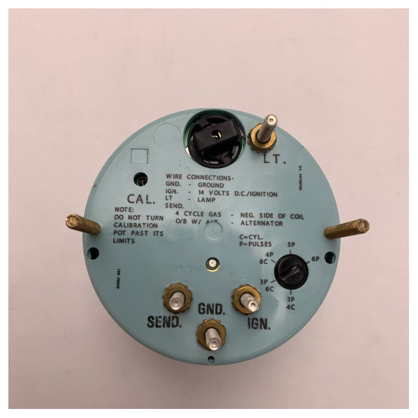 VDO Uttern тахометър с индикатор за работни часове бяло 7000 RPM - 66975F 