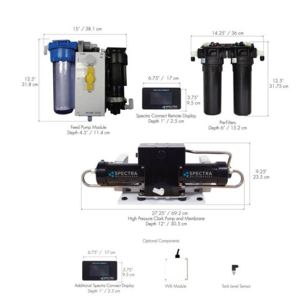 Spectra Ventura 150 MPC-5000 Dessalinisateur marin 24 l/heure 