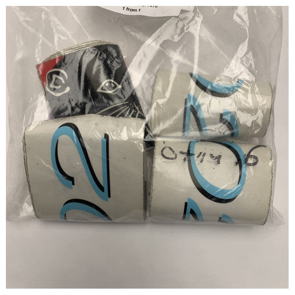 Kit di adesivi colorati Uttern 5102-4 con tipo e logo originali 