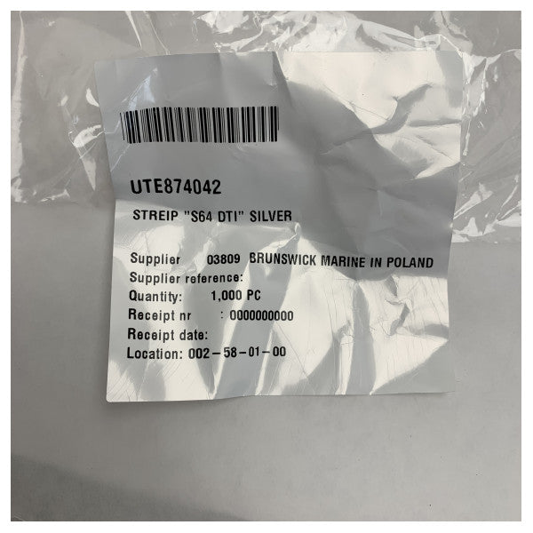Brunswick UTE874042 Streip S64 DTI Silver 