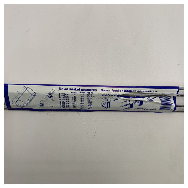 Nawa paslanmaz çelik çamurluk tutucu Ø170 mm - 19170