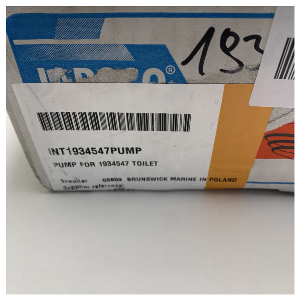 Jabsco 29040-3000 Toiletpomp compleet voor Twist'n Lock handtoilet