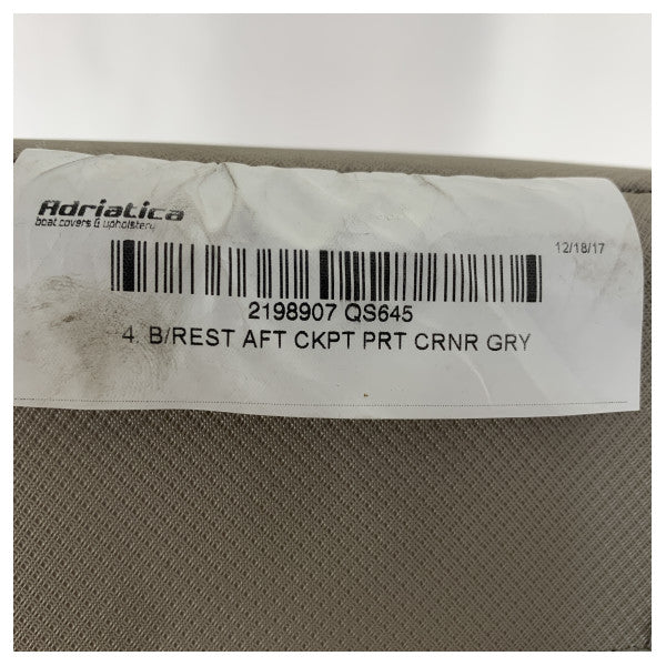 Quicksilver 645 rund Cockpit Rückenlehne achtern Sitzkissen - 2198907